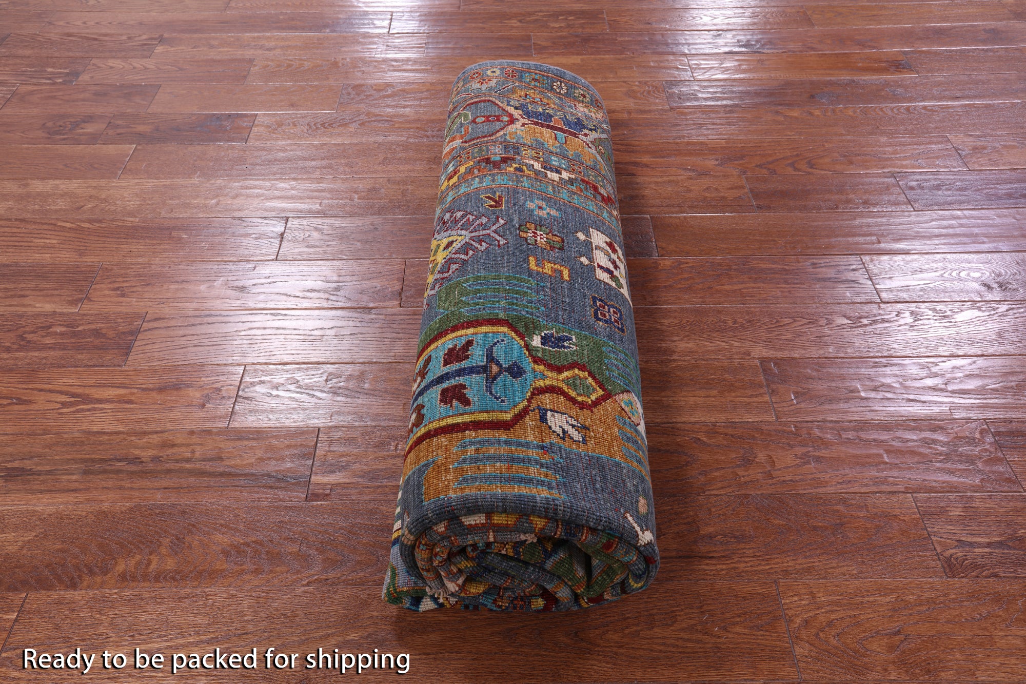 Persian Fine Serapi Handmade Wool Rug - 6' 9" X 10' 0" - Golden Nile