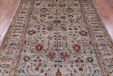 Grey Persian Tabriz Handmade Wool Rug - 6' 9" X 9' 11" - Golden Nile