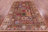 Tribal Persian Hand Knotted Wool Rug - 6' 9" X 10' 0" - Golden Nile