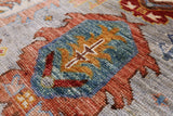 Tribal Persian Hand Knotted Wool Rug - 5' 0" X 6' 9" - Golden Nile