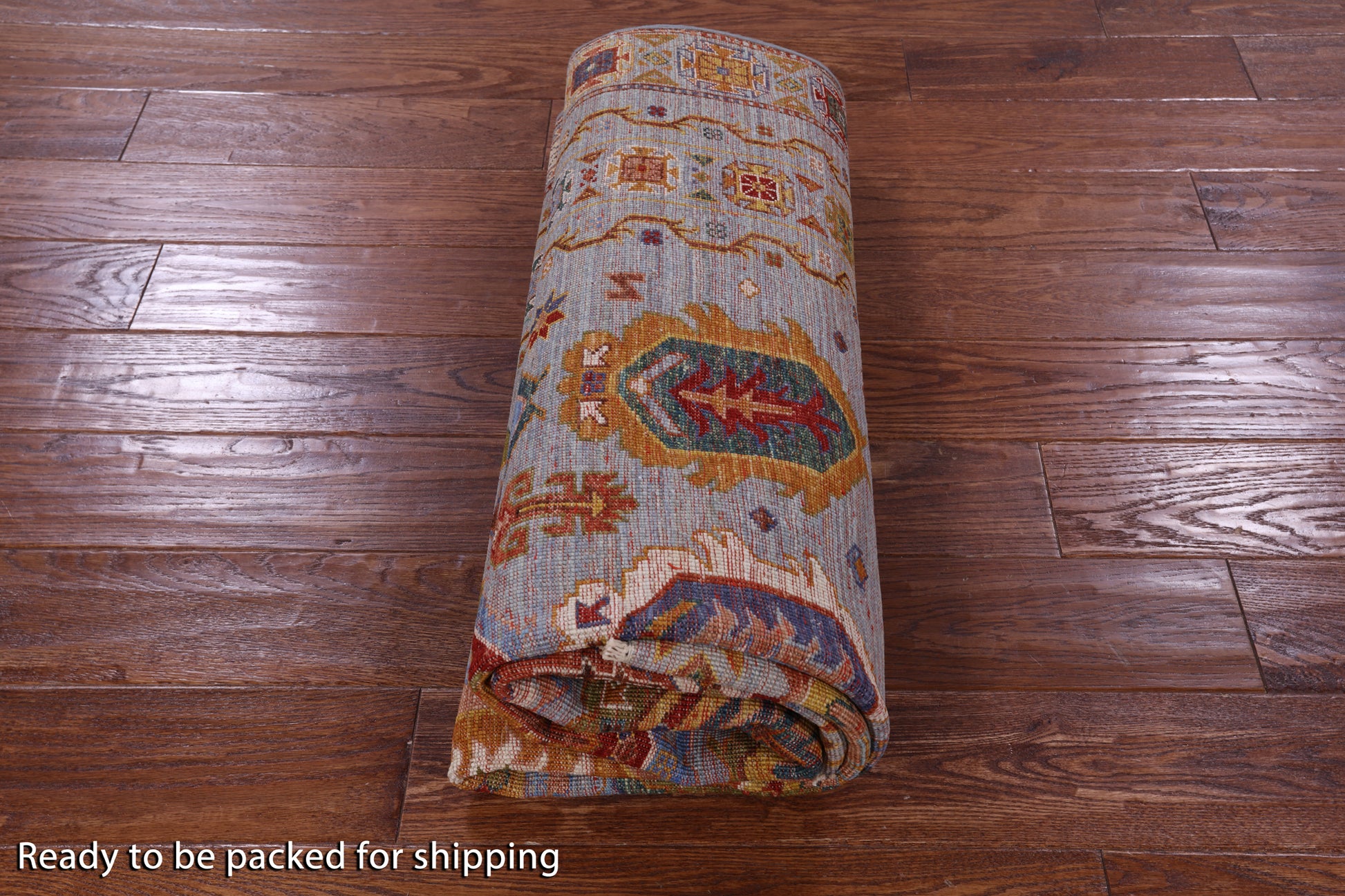 Tribal Persian Hand Knotted Wool Rug - 5' 0" X 6' 9" - Golden Nile