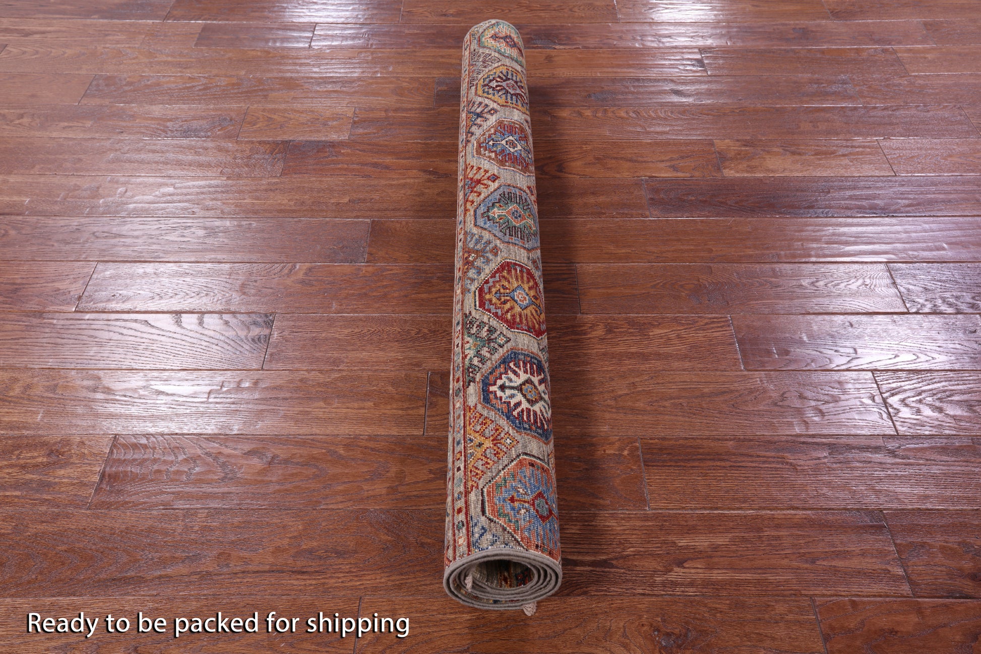 Khorjin Persian Gabbeh Handmade Wool Rug - 4' 2" X 5' 10" - Golden Nile