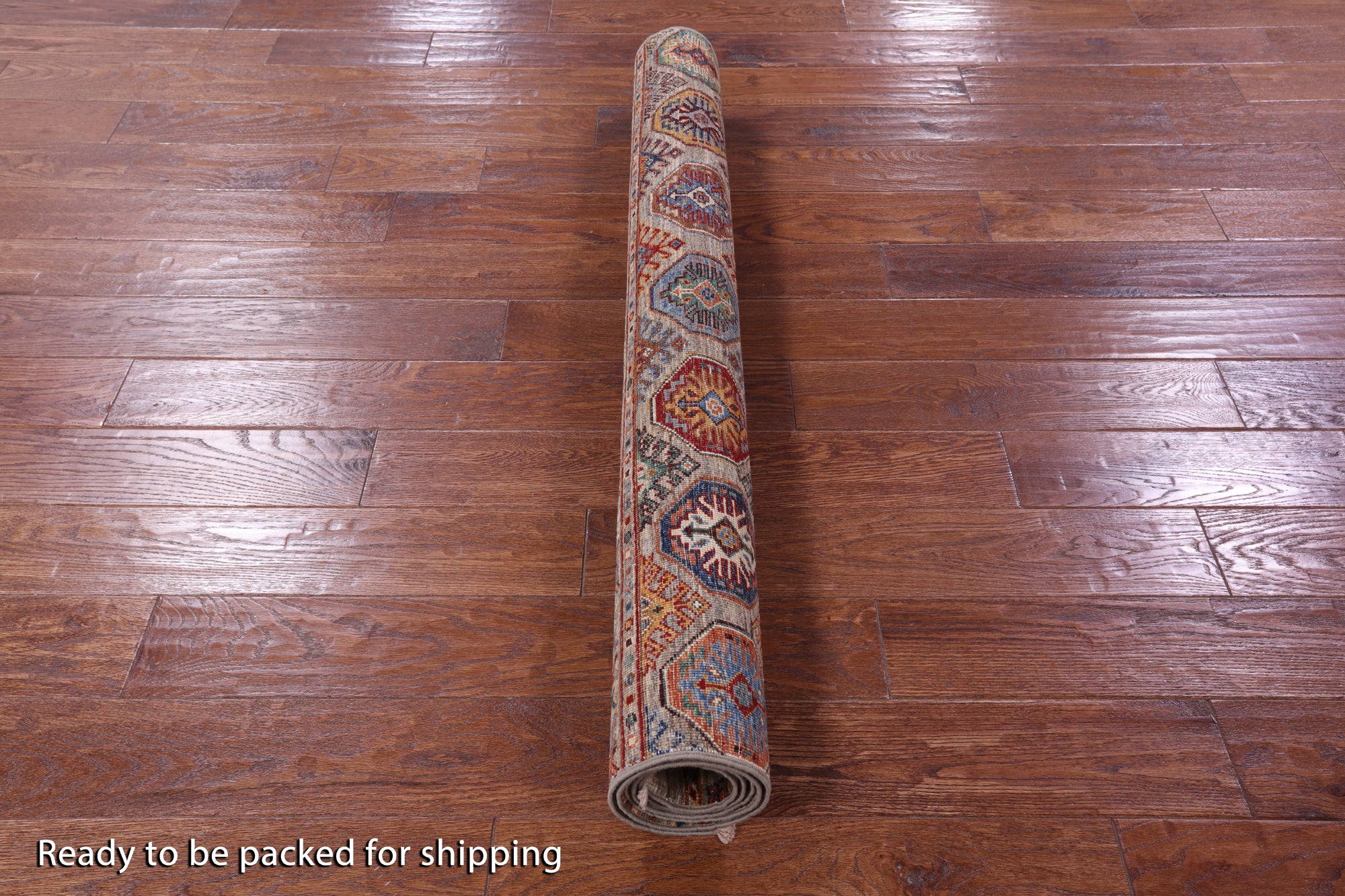 Khorjin Persian Gabbeh Handmade Wool Rug - 4' 2" X 5' 10" - Golden Nile
