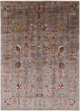 Persian Tabriz Hand Knotted Wool Rug - 5' 8" X 7' 11" - Golden Nile