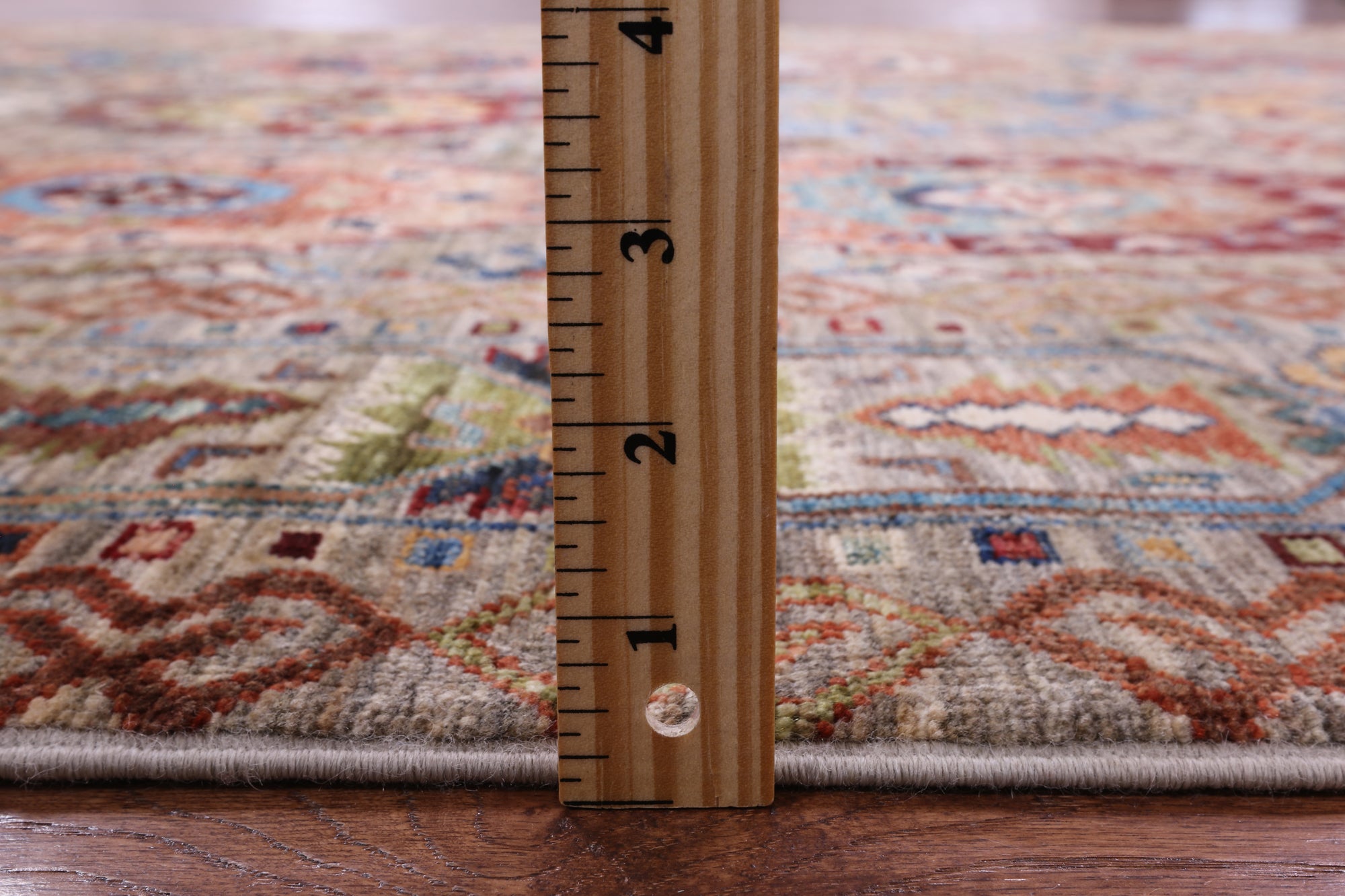 Turkmen Ersari Hand Knotted Wool Rug - 5' 7" X 7' 11" - Golden Nile