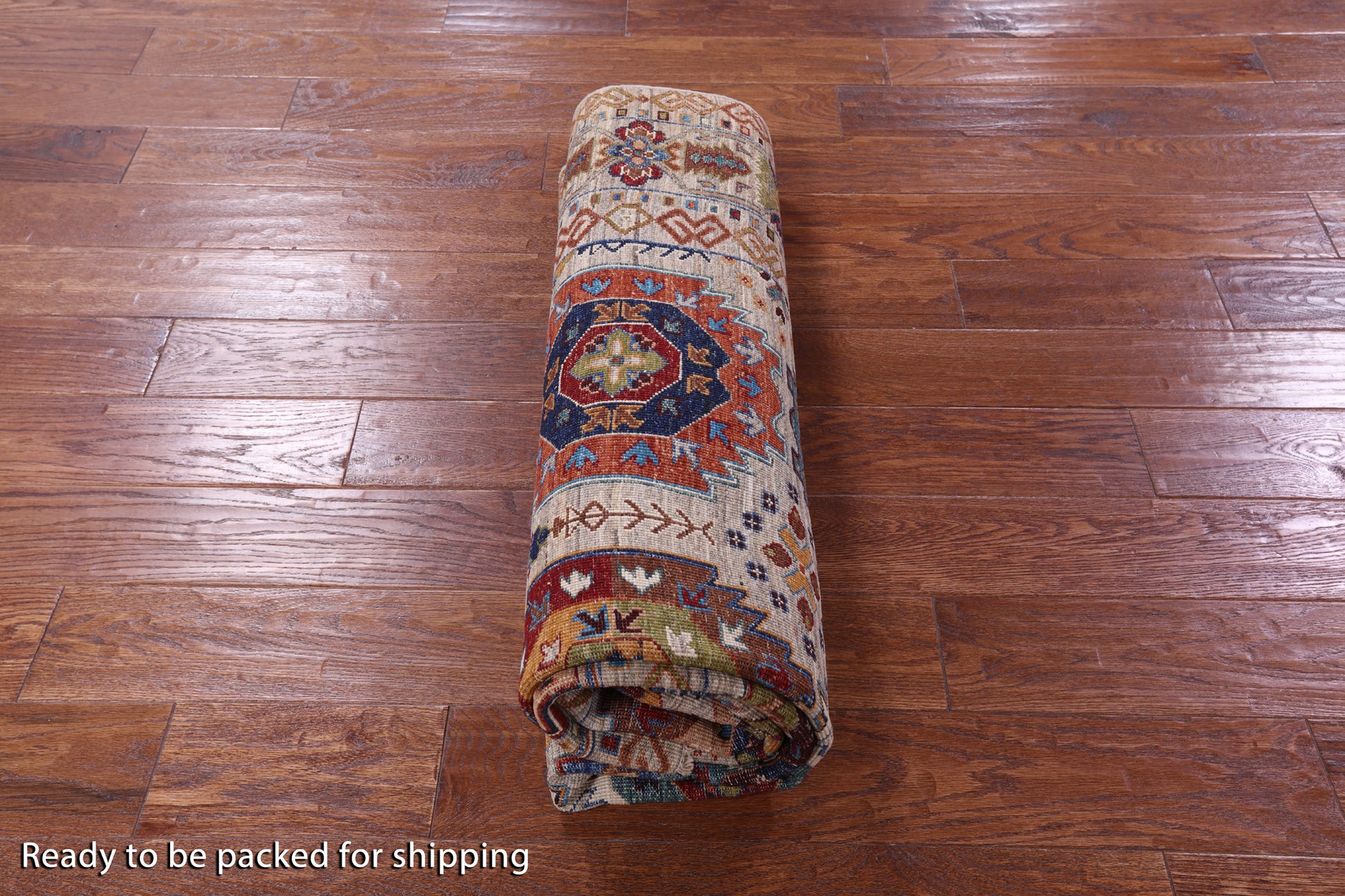 Turkmen Ersari Hand Knotted Wool Rug - 5' 7" X 7' 11" - Golden Nile