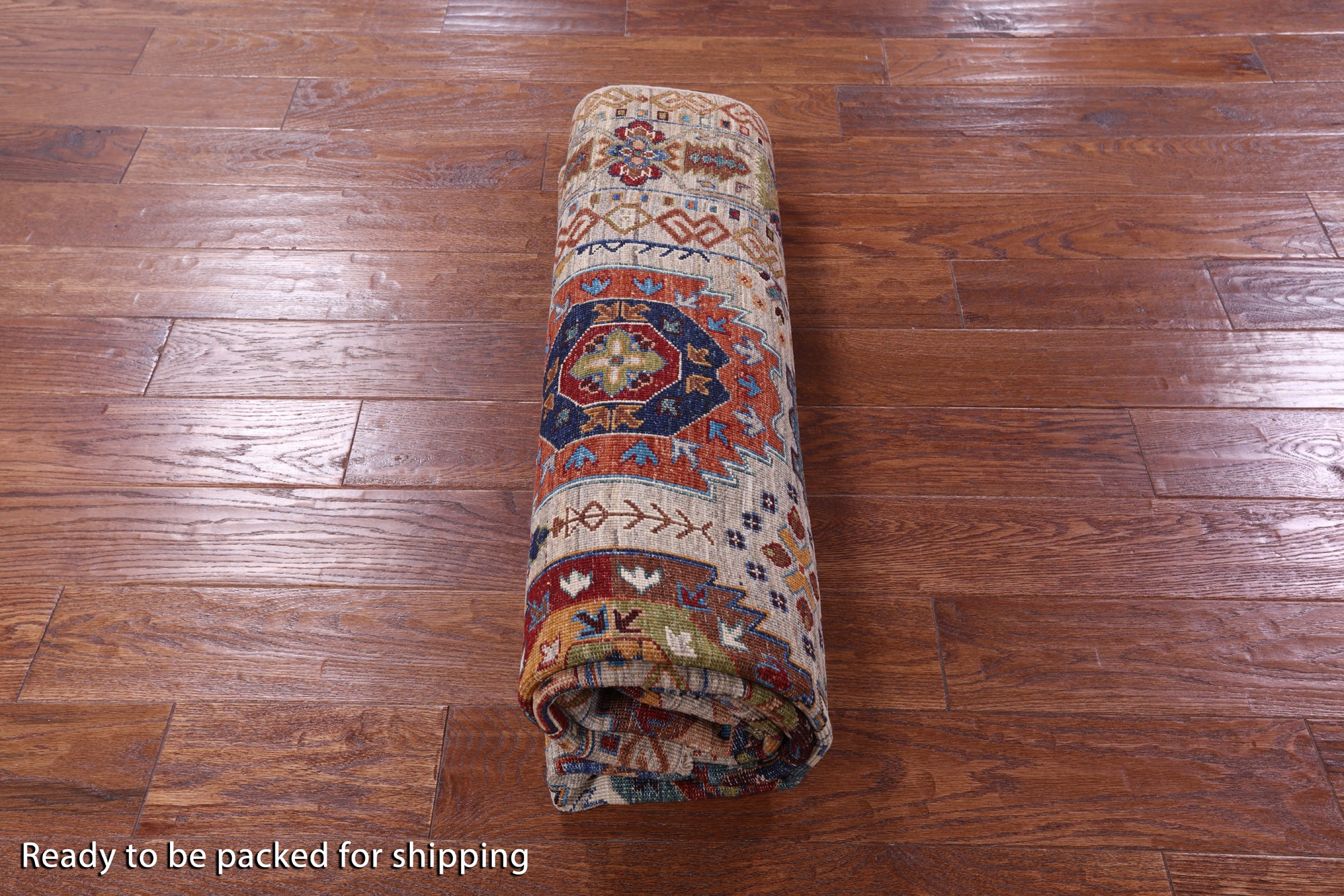Turkmen Ersari Hand Knotted Wool Rug - 5' 7" X 7' 11" - Golden Nile