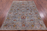 Peshawar Hand Knotted Wool Rug - 5' 7" X 7' 9" - Golden Nile