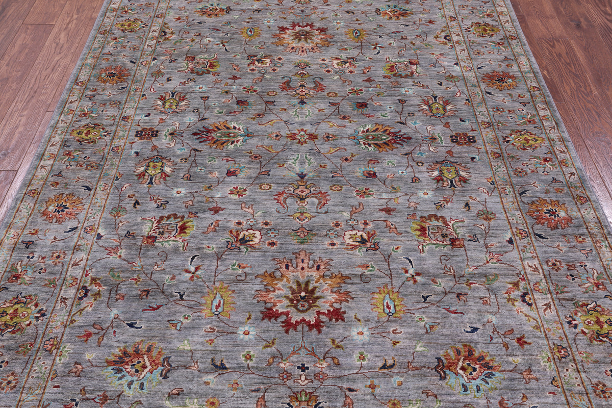 Peshawar Hand Knotted Wool Rug - 5' 7" X 7' 9" - Golden Nile