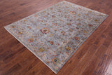 Peshawar Hand Knotted Wool Rug - 5' 7" X 7' 9" - Golden Nile