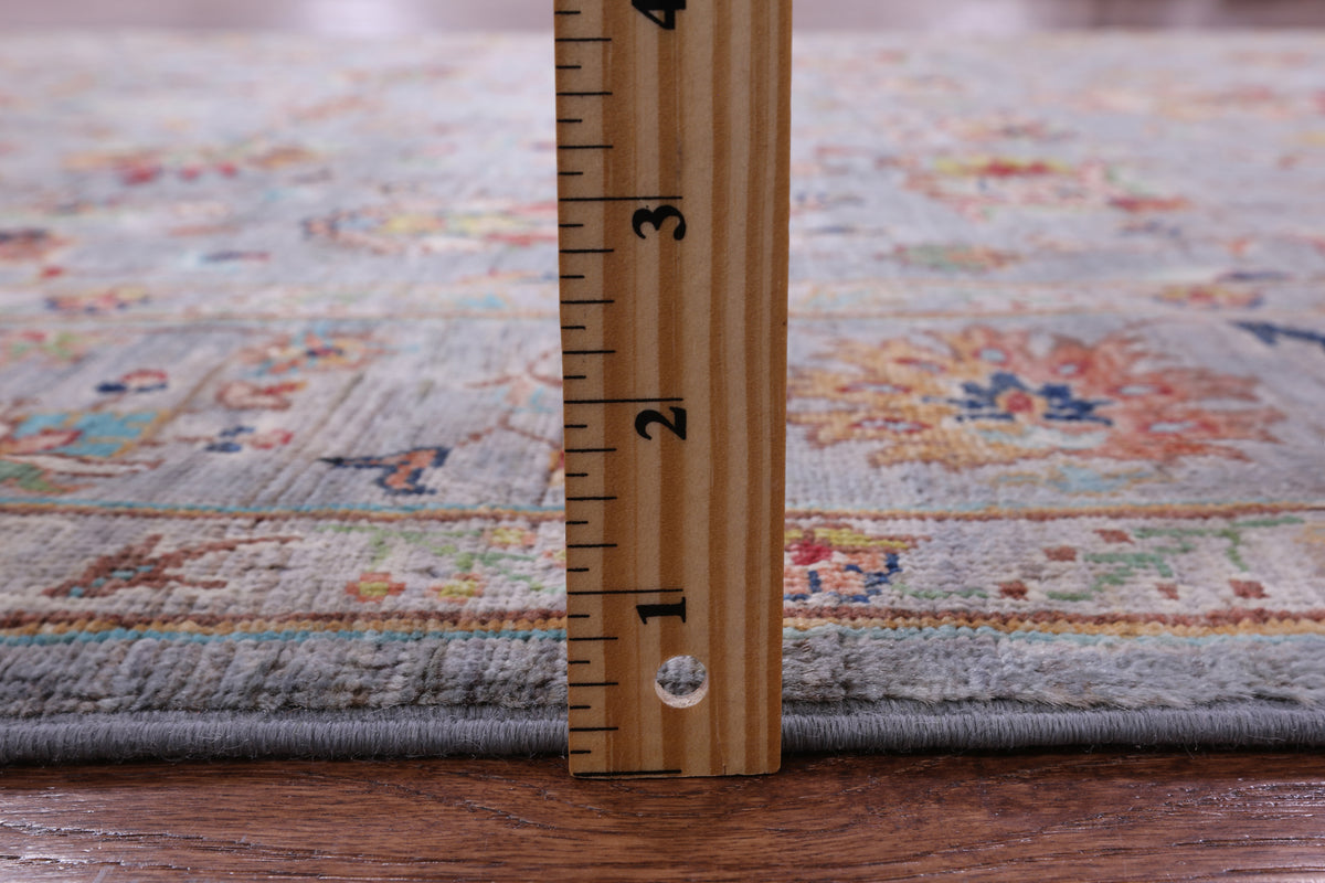 Peshawar Hand Knotted Wool Rug - 5' 7" X 7' 9" - Golden Nile