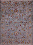 Peshawar Hand Knotted Wool Rug - 5' 7" X 7' 9" - Golden Nile