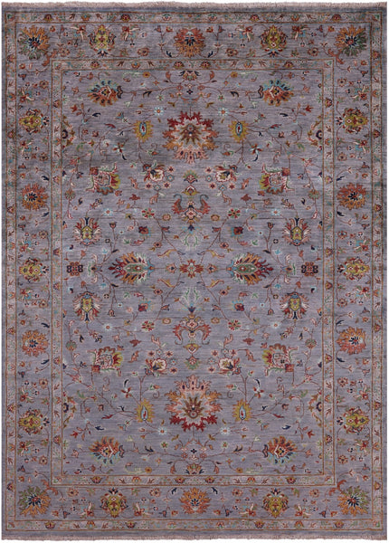 Peshawar Hand Knotted Wool Rug - 5' 7" X 7' 9" - Golden Nile