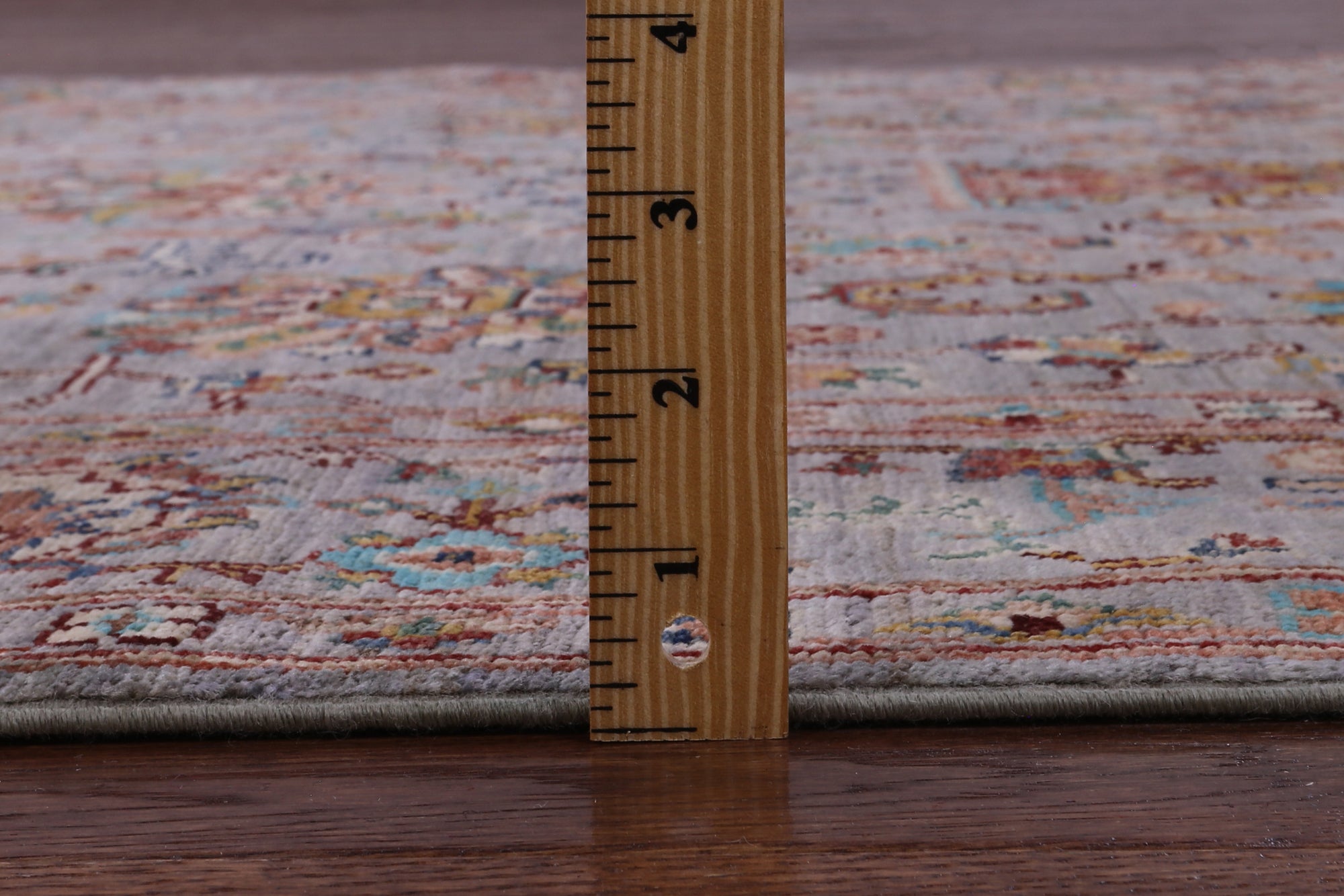 Peshawar Hand Knotted Wool Rug - 5' 0" X 6' 8" - Golden Nile