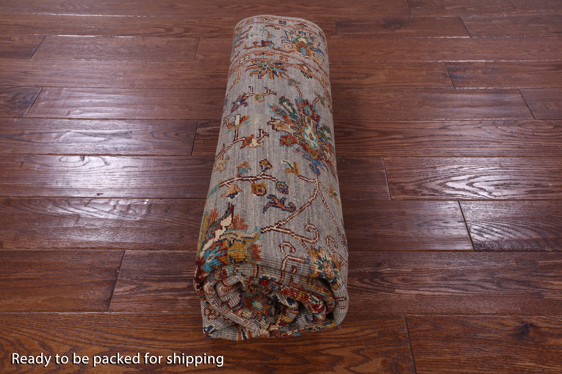 Peshawar Hand Knotted Wool Rug - 5' 0" X 6' 8" - Golden Nile