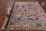 Persian Fine Serapi Hand Knotted Wool Rug - 8' 0" X 10' 1" - Golden Nile