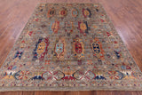 Persian Fine Serapi Hand Knotted Wool Rug - 8' 0" X 10' 1" - Golden Nile