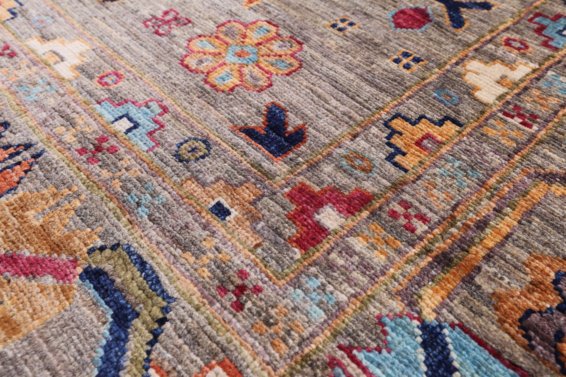 Persian Fine Serapi Hand Knotted Wool Rug - 8' 0" X 10' 1" - Golden Nile