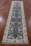 Turkish Oushak Handmade Wool Runner Rug - 2' 7" X 9' 8" - Golden Nile