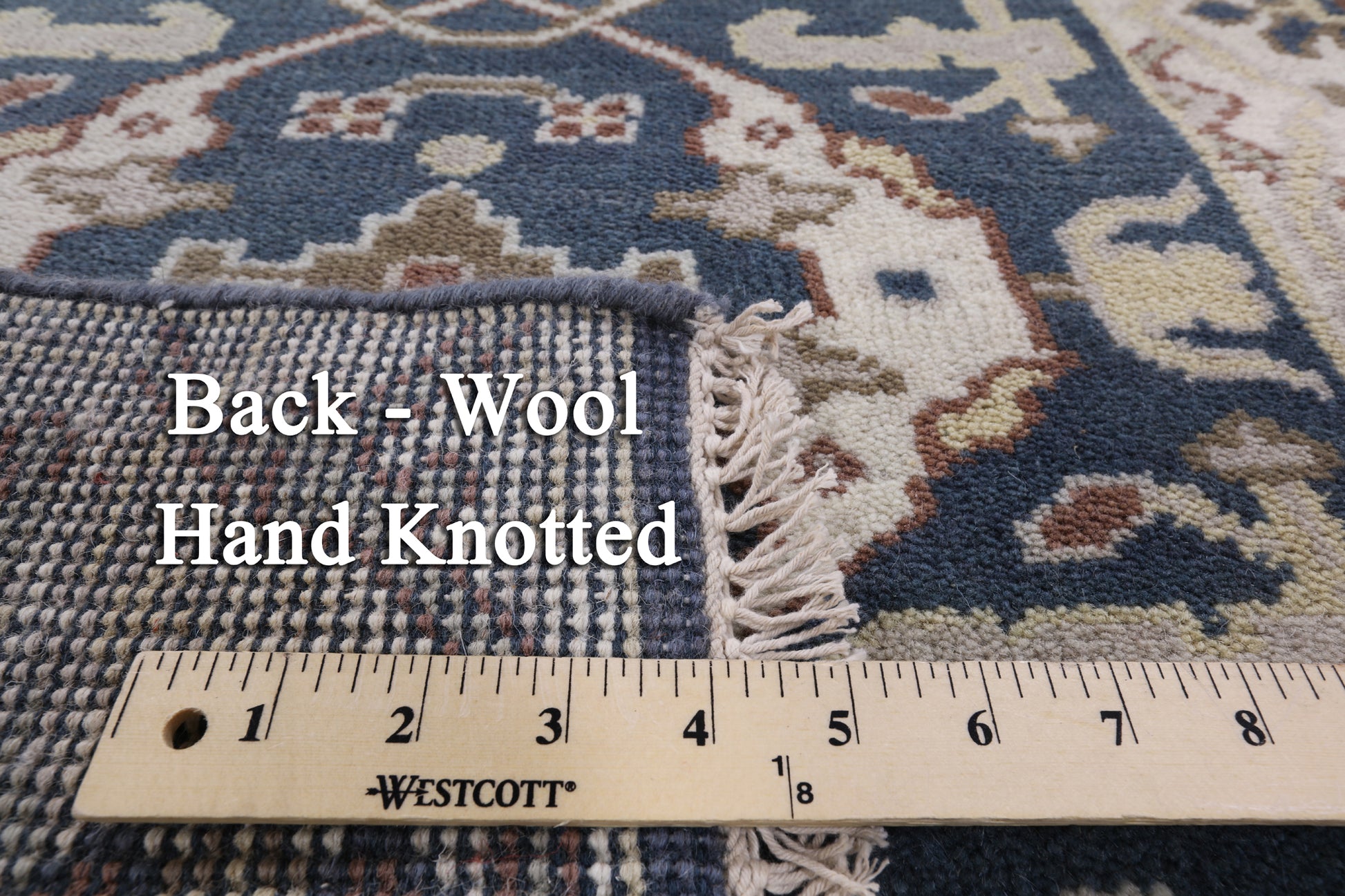 Turkish Oushak Handmade Wool Runner Rug - 2' 7" X 9' 8" - Golden Nile