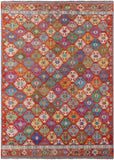 Reversible Kilim Flat Weave Wool On Wool Rug - 11' 6" X 16' 2" - Golden Nile