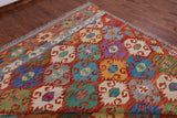 Reversible Kilim Flat Weave Wool On Wool Rug - 11' 6" X 16' 2" - Golden Nile