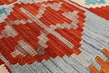 Reversible Kilim Flat Weave Wool On Wool Rug - 6' 10" X 9' 9" - Golden Nile