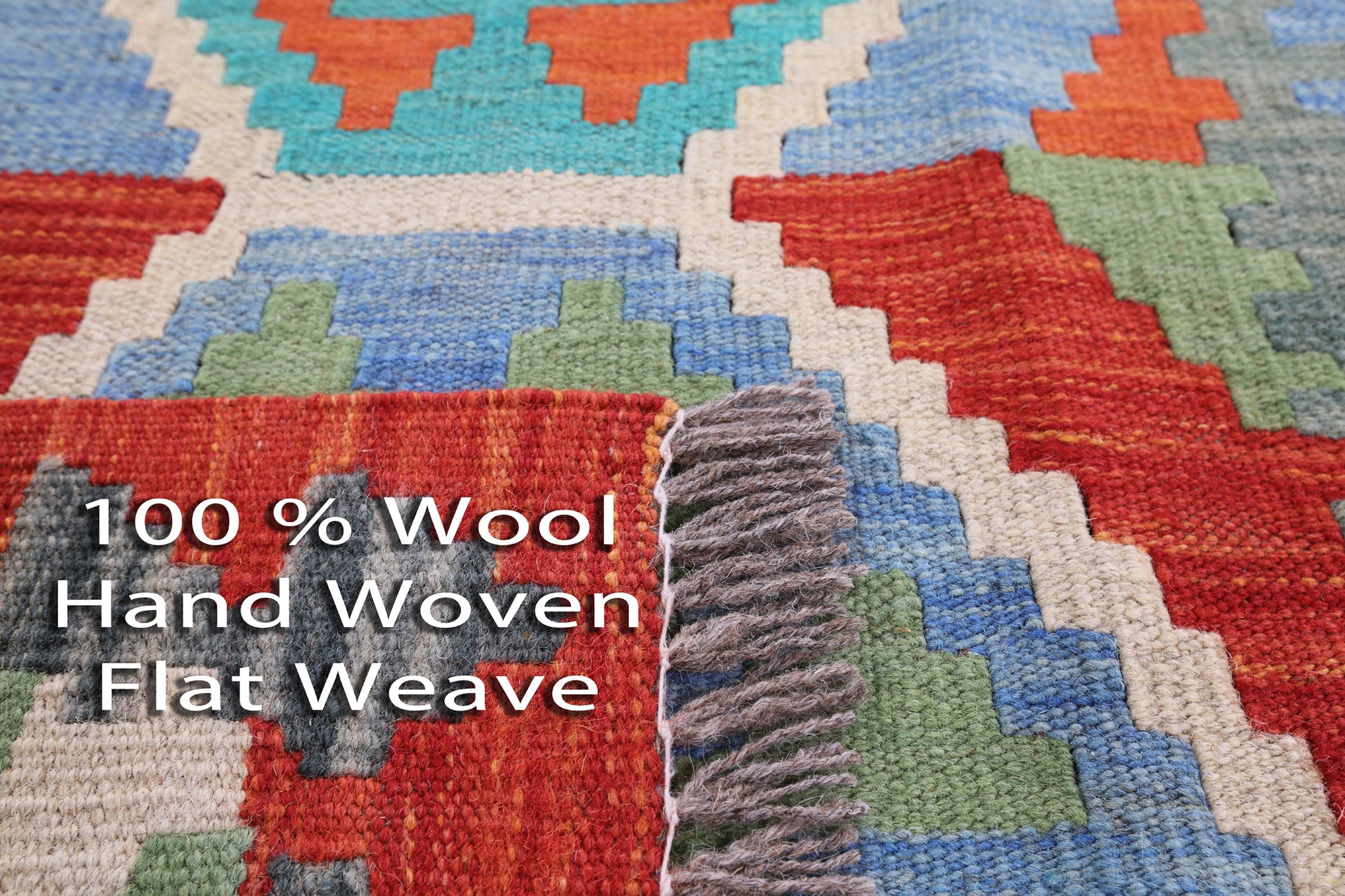 Reversible Kilim Flat Weave Wool On Wool Runner Rug - 2' 9" X 9' 7" - Golden Nile