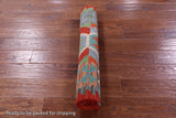 Reversible Kilim Flat Weave Wool On Wool Runner Rug - 2' 9" X 9' 7" - Golden Nile
