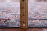 Grey Tribal Persian Gabbeh Hand Knotted Wool Rug - 5' 6" X 8' 4" - Golden Nile