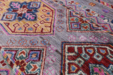 Grey Khorjin Persian Gabbeh Handmade Wool Rug - 4' 0" X 6' 1" - Golden Nile