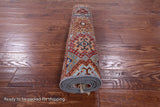 Khorjin Persian Gabbeh Hand Knotted Wool Runner Rug - 2' 8" X 8' 7" - Golden Nile
