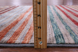 Khorjin Persian Gabbeh Hand Knotted Wool Runner Rug - 2' 10" X 8' 7" - Golden Nile