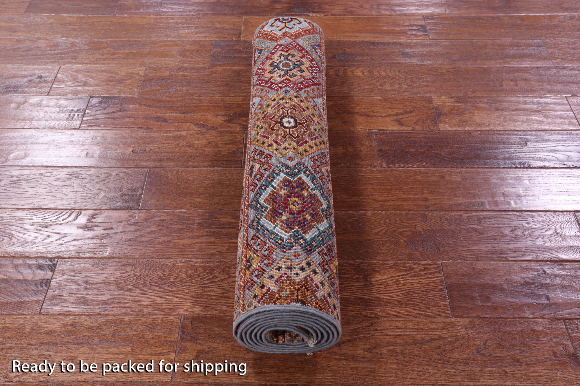 Khorjin Persian Gabbeh Hand Knotted Wool Runner Rug - 2' 10" X 8' 7" - Golden Nile