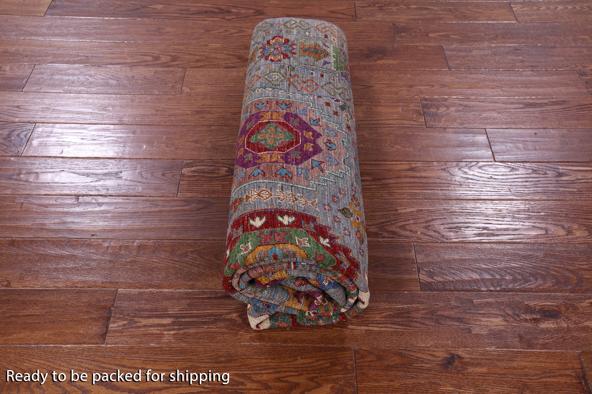 Turkmen Ersari Hand Knotted Wool Rug - 5' 7" X 8' 6" - Golden Nile