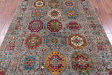 Turkmen Ersari Hand Knotted Wool Rug - 5' 7" X 8' 6" - Golden Nile