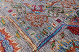 Turkmen Ersari Hand Knotted Wool Rug - 5' 7" X 8' 6" - Golden Nile