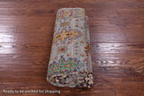 Grey Tribal Persian Hand Knotted Wool Rug - 4' 9" X 6' 9" - Golden Nile