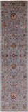 Peshawar Hand Knotted Wool Runner Rug - 2' 8" X 9' 10" - Golden Nile