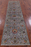 Peshawar Hand Knotted Wool Runner Rug - 2' 8" X 9' 10" - Golden Nile