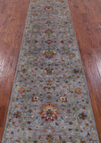Peshawar Hand Knotted Wool Runner Rug - 2' 8" X 9' 10" - Golden Nile