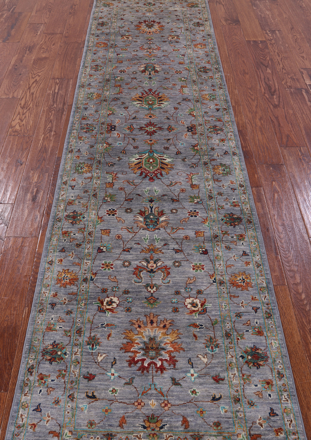 Peshawar Hand Knotted Wool Runner Rug - 2' 8" X 9' 10" - Golden Nile