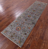 Peshawar Hand Knotted Wool Runner Rug - 2' 8" X 9' 10" - Golden Nile