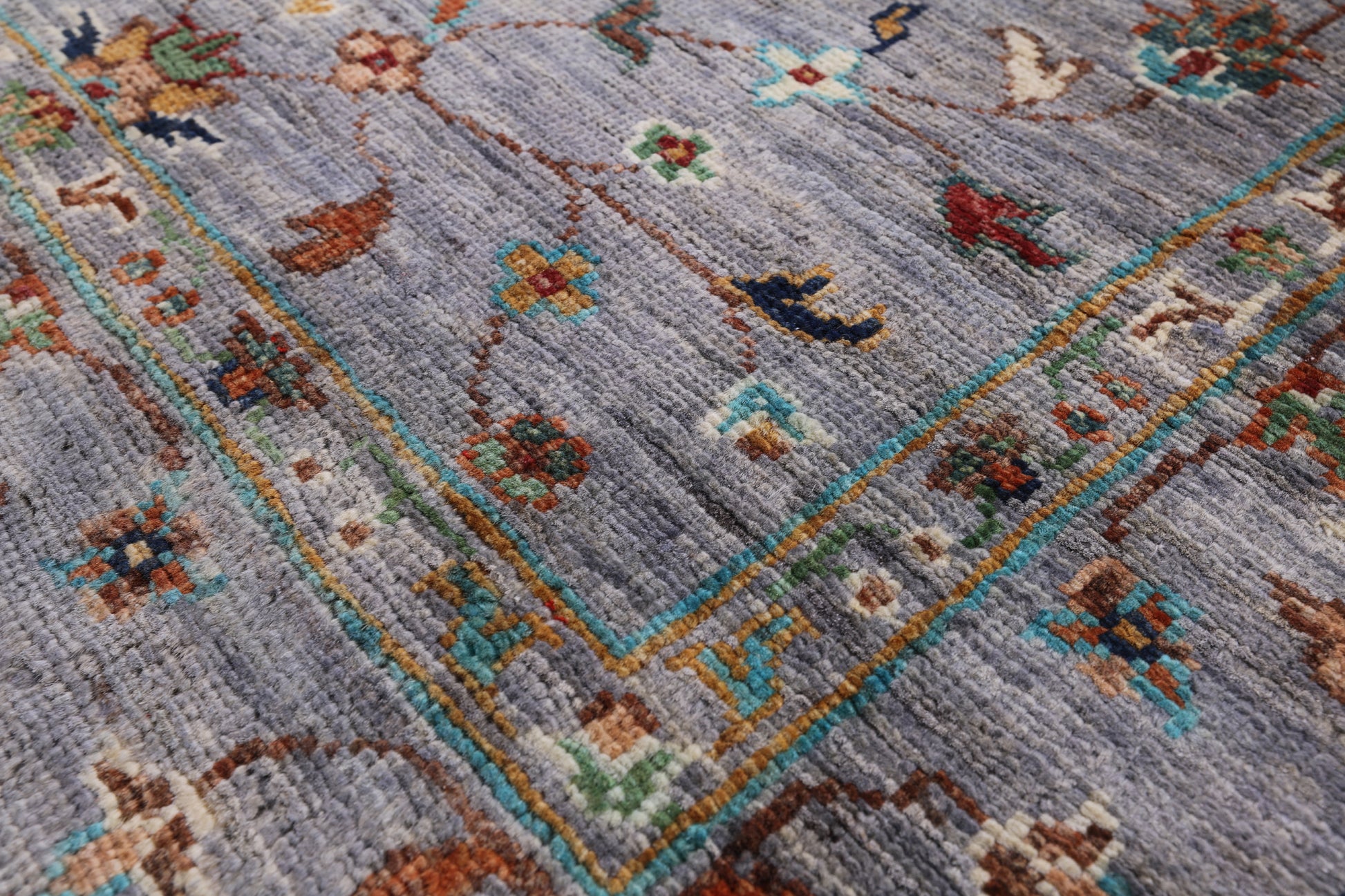Peshawar Hand Knotted Wool Runner Rug - 2' 8" X 9' 10" - Golden Nile