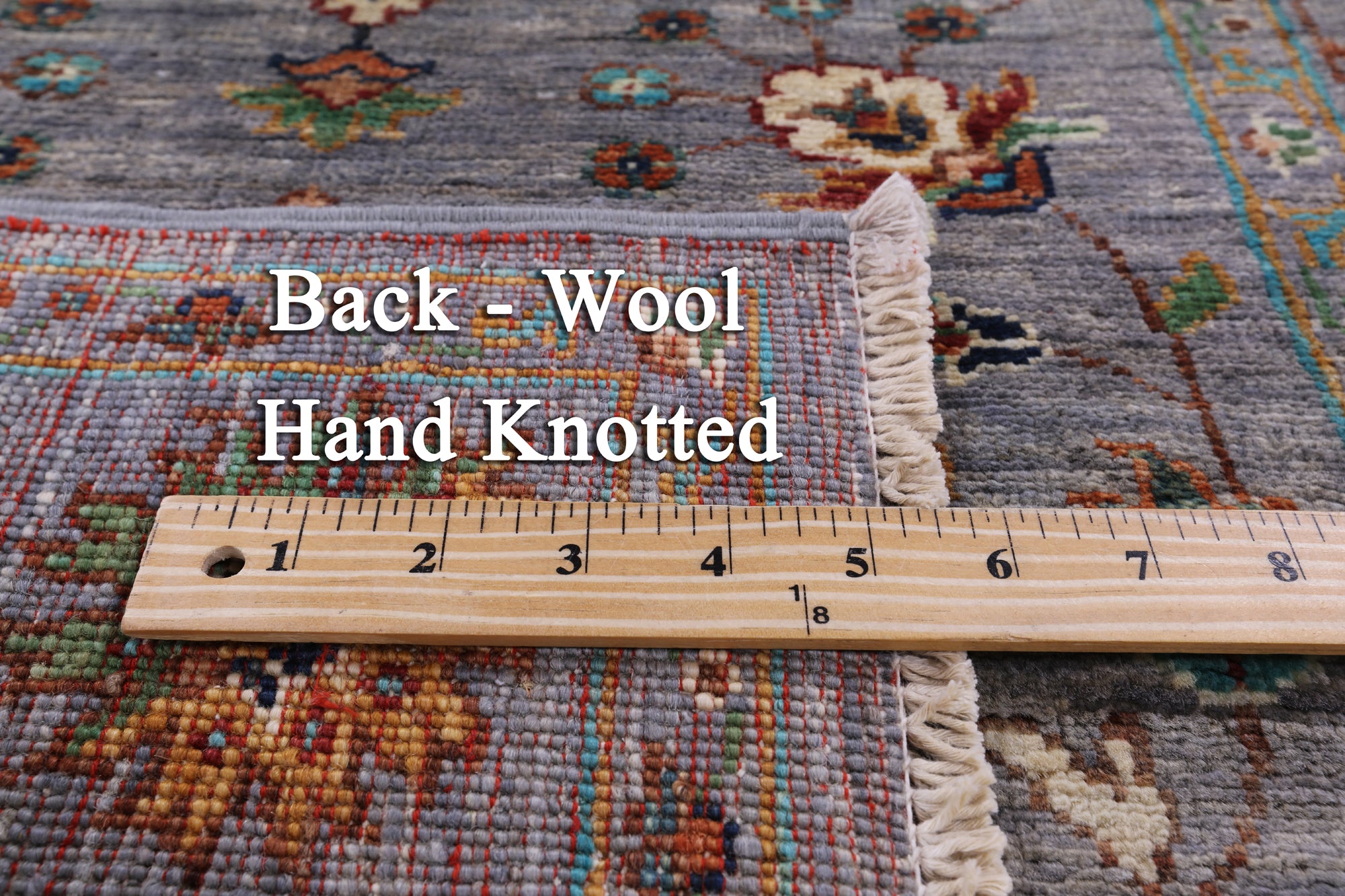 Peshawar Hand Knotted Wool Runner Rug - 2' 8" X 9' 10" - Golden Nile