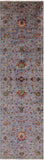 Peshawar Hand Knotted Wool Runner Rug - 2' 8" X 9' 10" - Golden Nile