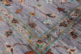 Peshawar Hand Knotted Wool Runner Rug - 2' 8" X 9' 10" - Golden Nile