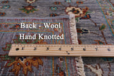 Peshawar Hand Knotted Wool Runner Rug - 2' 8" X 9' 10" - Golden Nile
