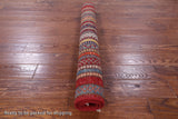 Shall Persian Gabbeh Handmade Wool Rug - 4' 0" X 5' 9" - Golden Nile