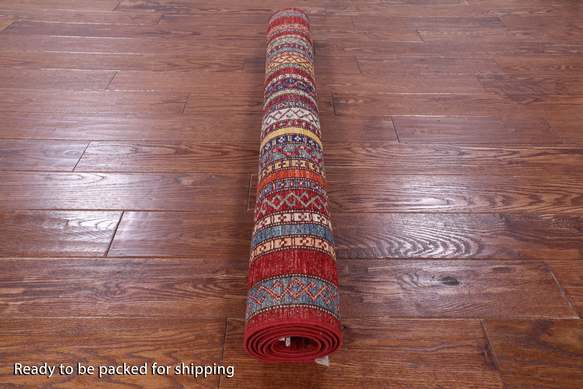 Shall Persian Gabbeh Handmade Wool Rug - 4' 0" X 5' 9" - Golden Nile